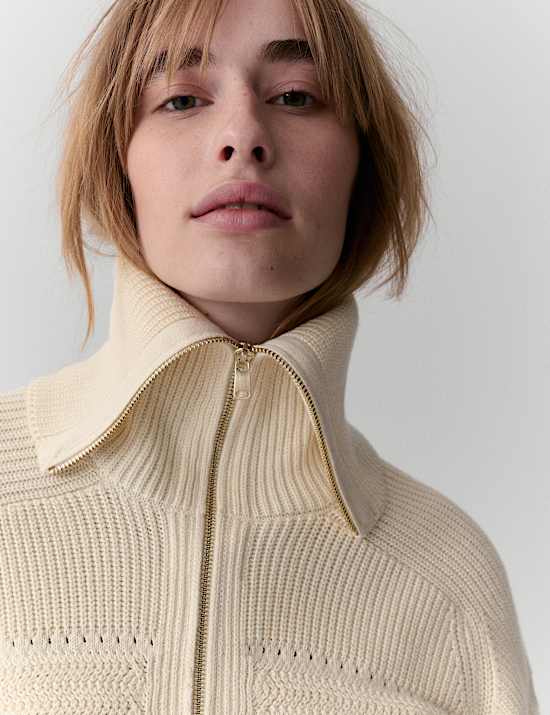 Cotton Rich Sailor Collared Cardigan