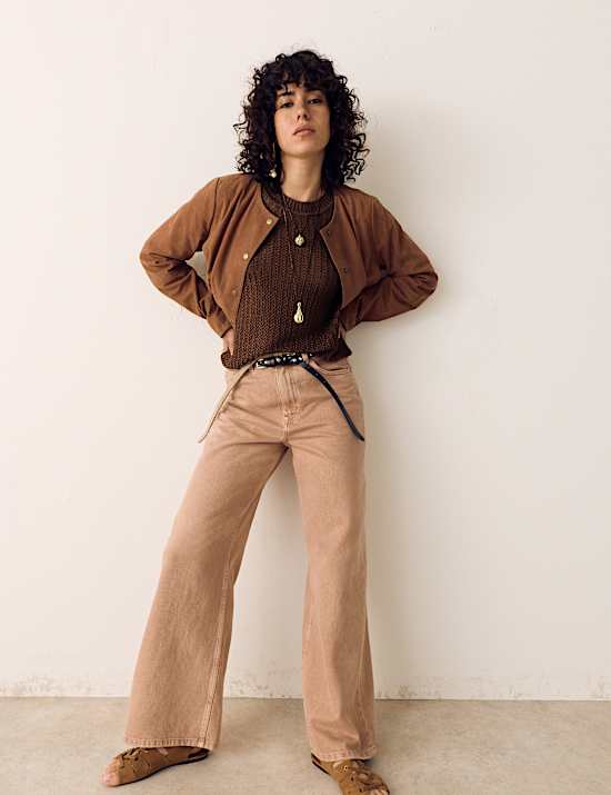 Sparkly Crew Neck Knitted Top