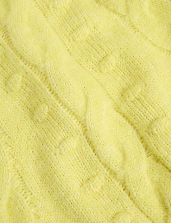 סריג בשילוב צמר עם טקסטורה