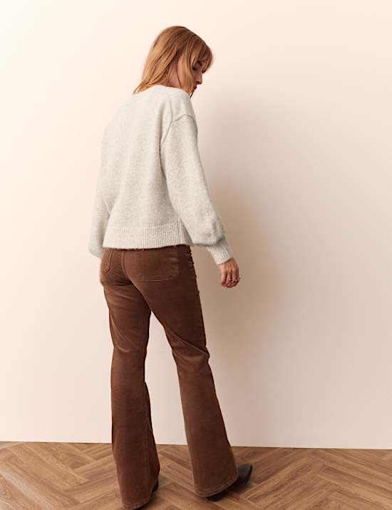 Detachable Scarf Neck Jumper