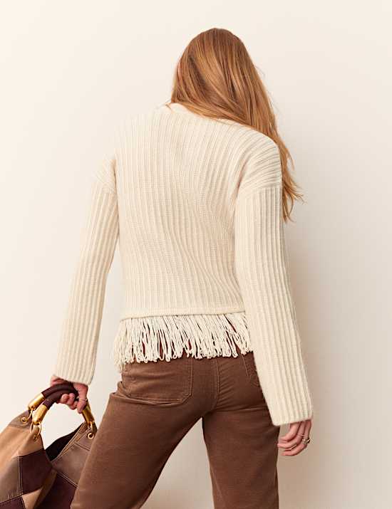 Fringe Crew Neck Jumper