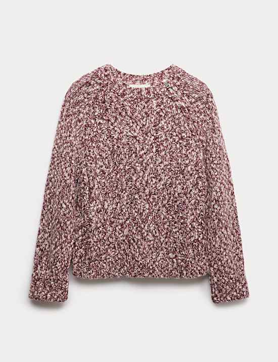 Cable Knit Jumper with Wool