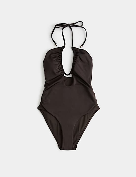 Maillot de bain dos nu rembourr&eacute; ajour&eacute;