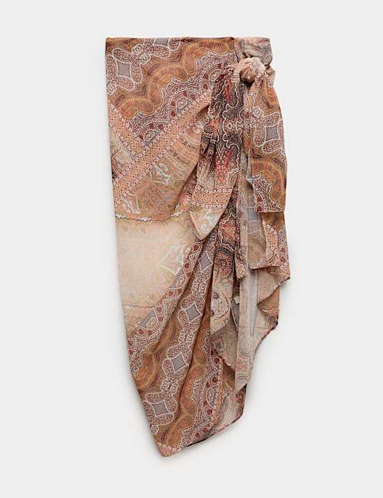 Printed Paisley Sarong