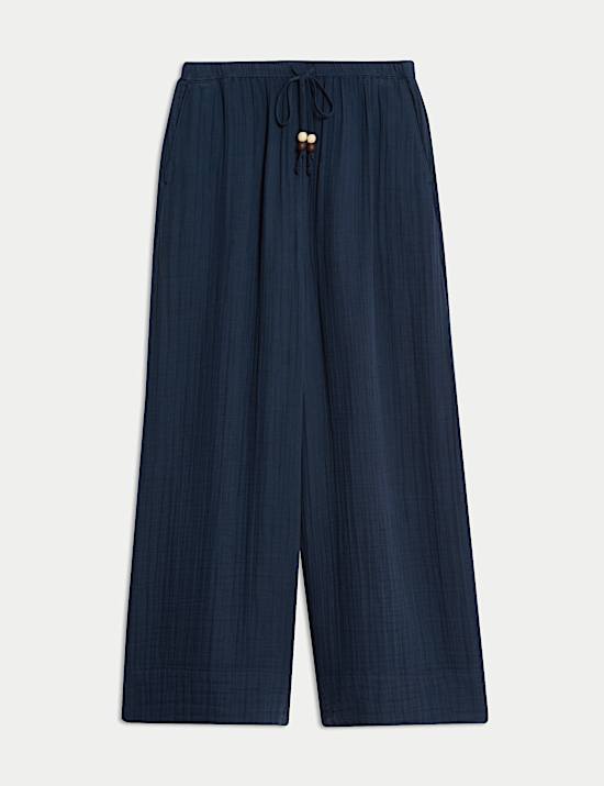 Pure Cotton Wide Leg Culottes