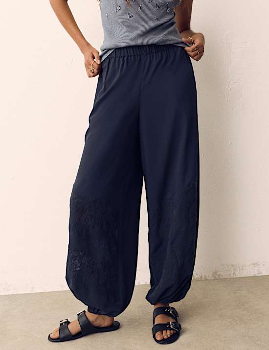 Lace Balloon Trousers