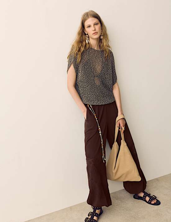 Lace Balloon Trousers