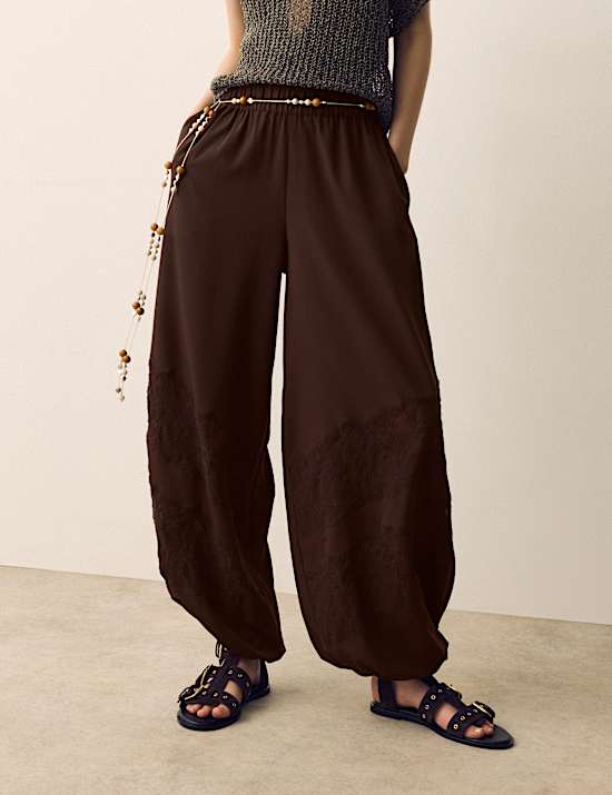 Lace Balloon Trousers