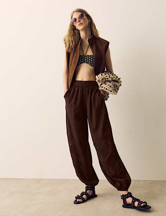 Lace Balloon Trousers