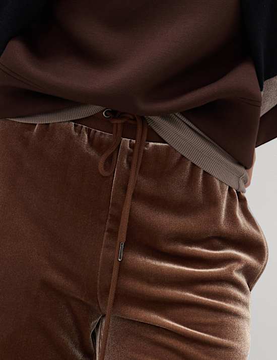 High Waisted Wide Leg Joggers