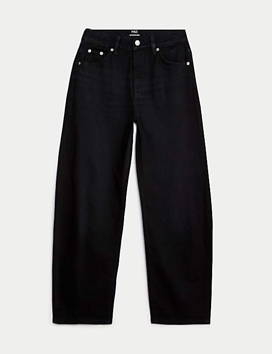 Mid Rise Relaxed Horseshoe Jeans