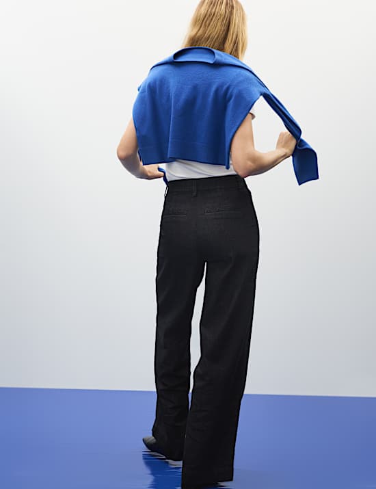 High Waisted Wide Leg Jeans