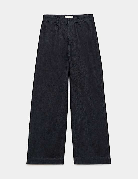 High Waisted Wide Leg Jeans