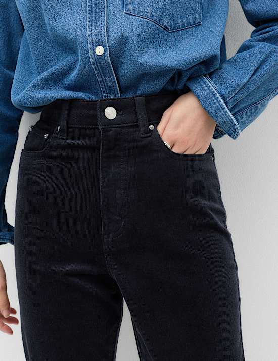 Cord Straight Leg Trousers