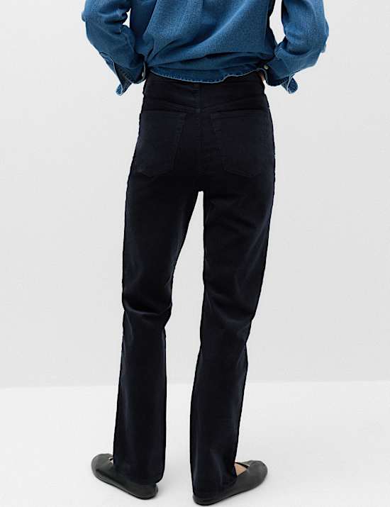 Cord Straight Leg Trousers