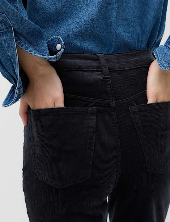 Cord Straight Leg Trousers