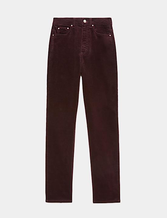 Cord Straight Leg Trousers