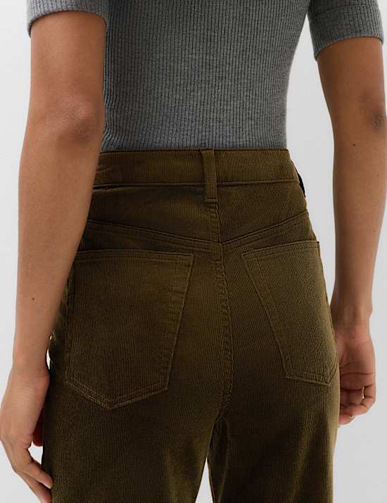 Cord Straight Leg Trousers