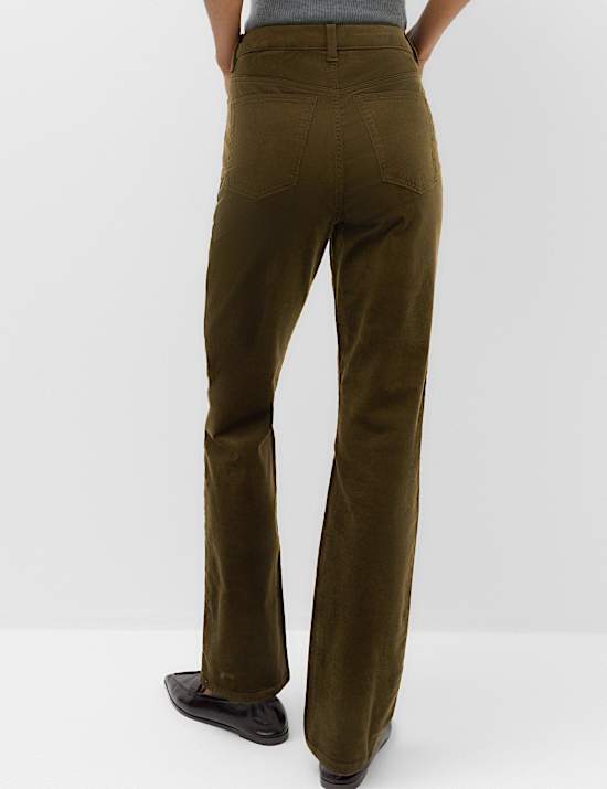 Cord Straight Leg Trousers