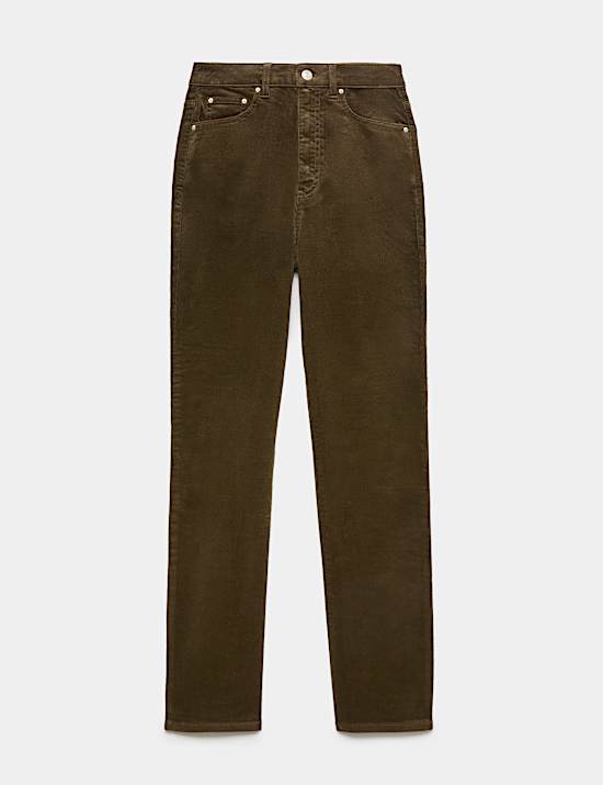 Cord Straight Leg Trousers