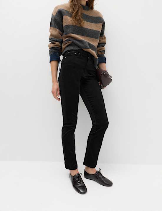 Cord Straight Leg Trousers