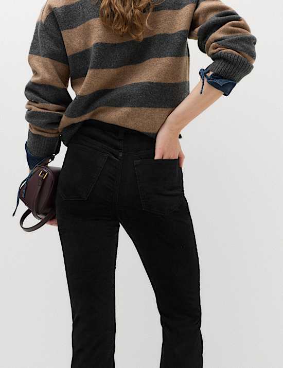 Cord Straight Leg Trousers