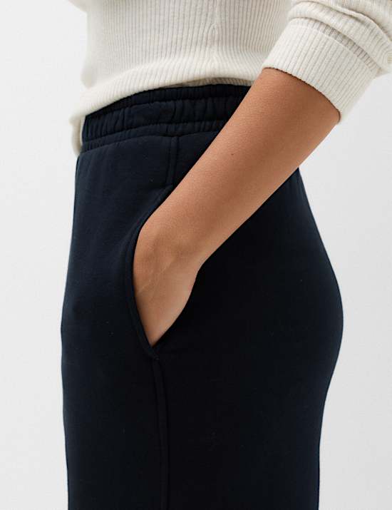 Pure Cotton Straight Leg Joggers