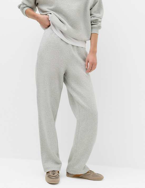 Pure Cotton Straight Leg Joggers