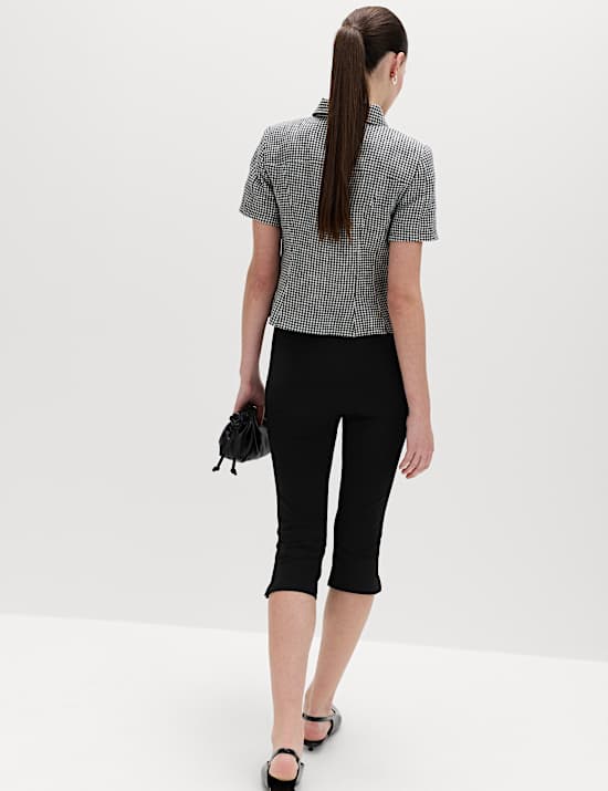 Pintuck Capri Leggings