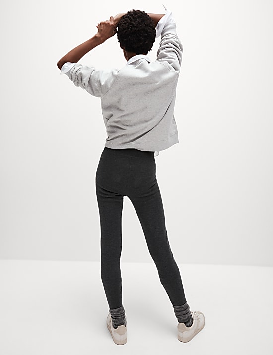 Thermo-Leggings aus Baumwollmischgewebe