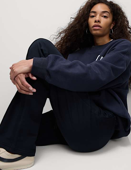 Cotton Rich Straight Leg Joggers