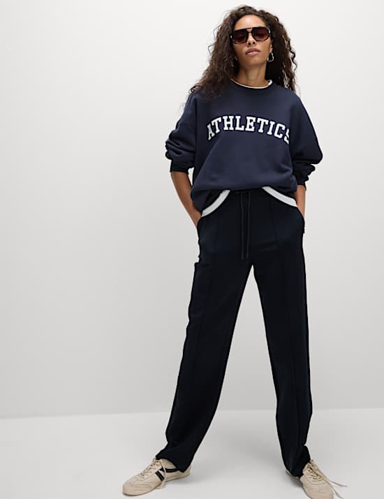 Cotton Rich Straight Leg Joggers