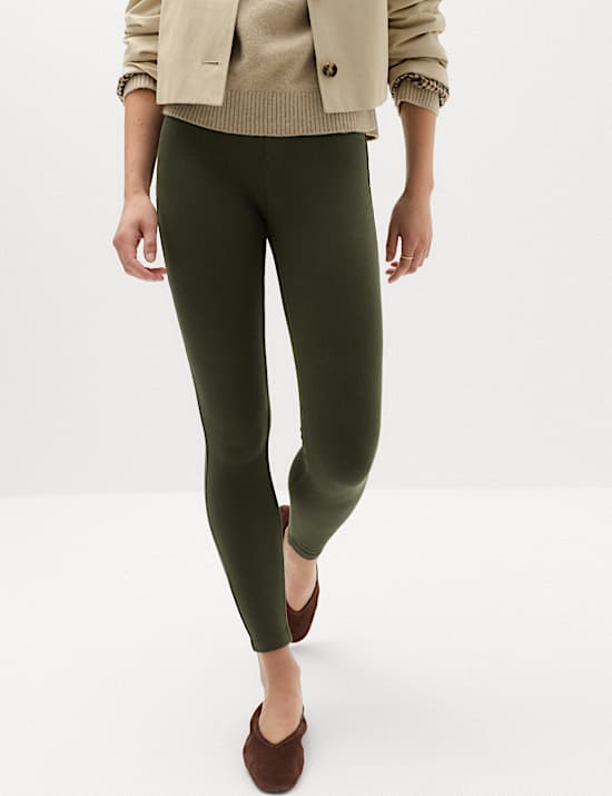 Jeggings confortable taille haute &eacute;lastique