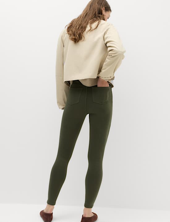 Jeggings confortable taille haute &eacute;lastique