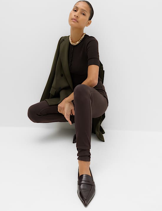 Cosy Pull On High Waisted Jeggings