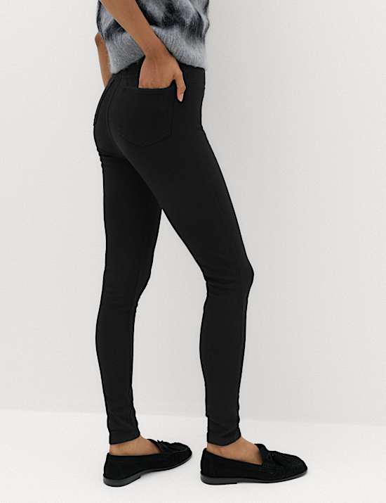 Jeggings confortable taille haute &eacute;lastique