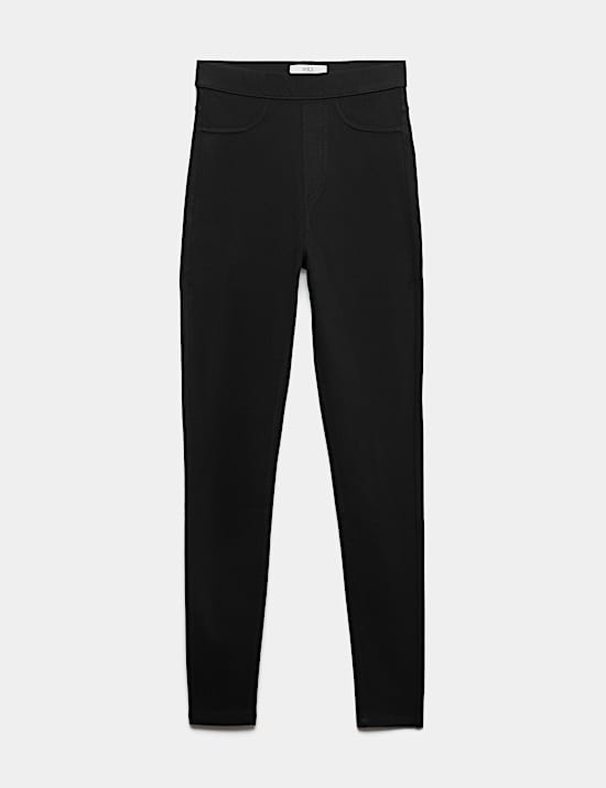 Jeggings confortable taille haute &eacute;lastique