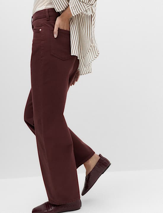 High Waisted Balloon Leg Jeans