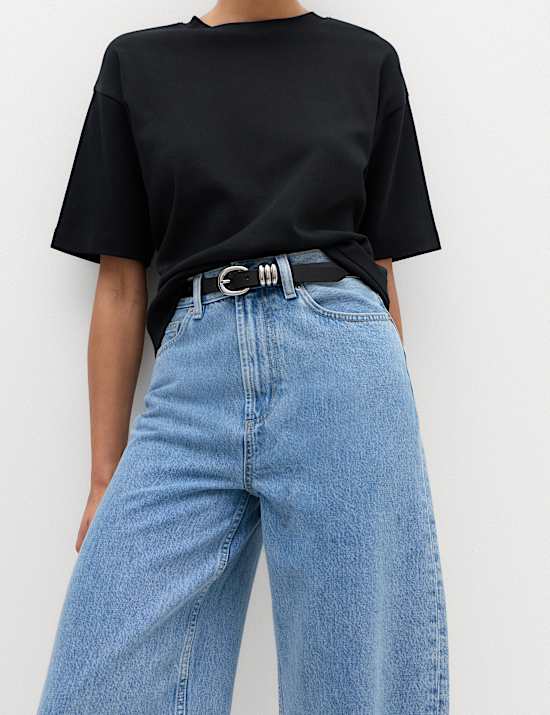 High Waisted Balloon Leg Jeans