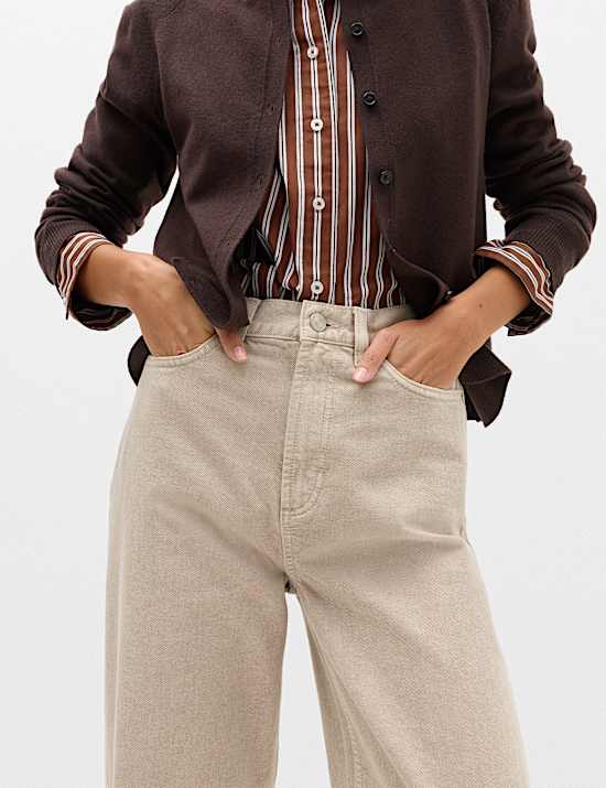 Jean ballon taille haute