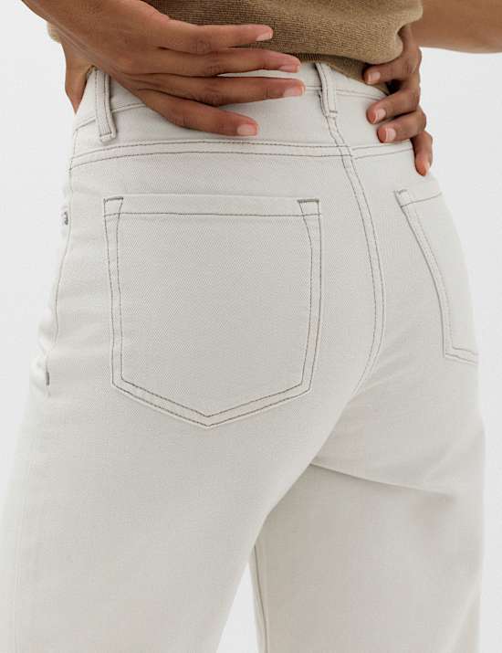 Jean ballon taille haute