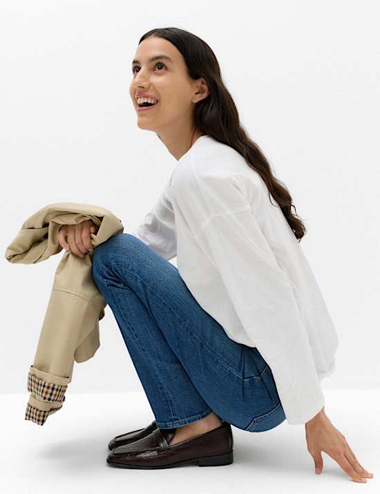 Sienna High Waisted Straight Leg Jeans