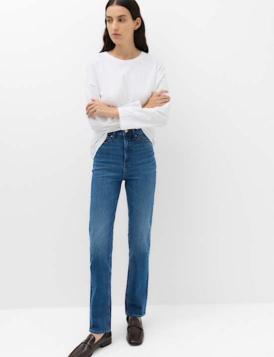 Sienna High Waisted Straight Leg Jeans