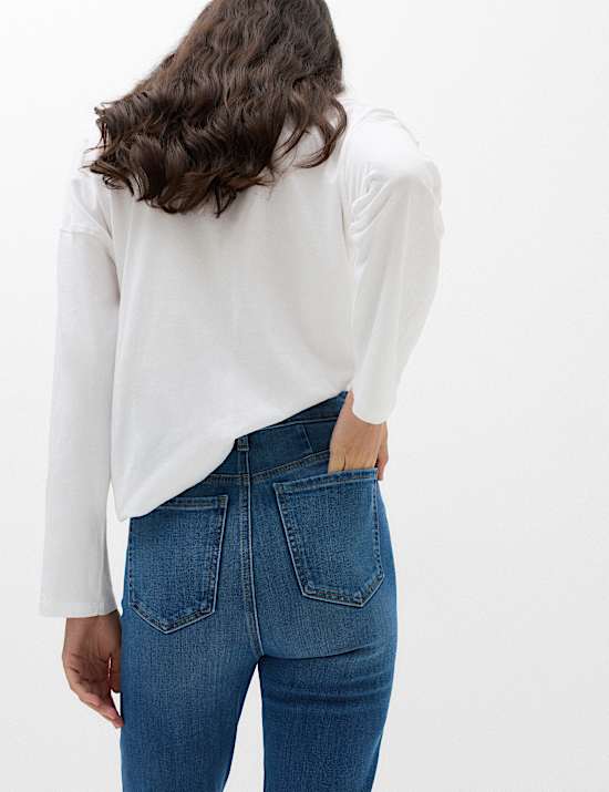Sienna High Waisted Straight Leg Jeans