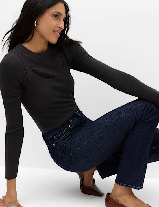 Sienna High Waisted Straight Leg Jeans