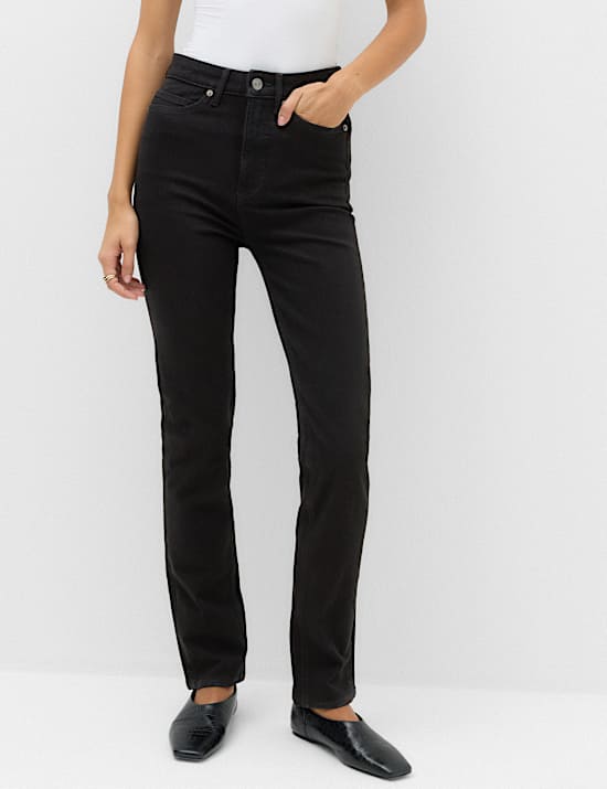Sienna High Waisted Straight Leg Jeans