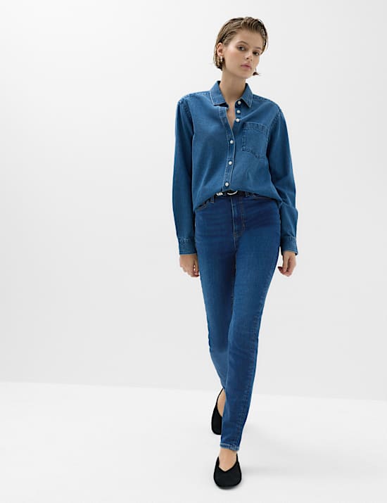 Ivy High Rise Skinny Ankle Grazer Jeans