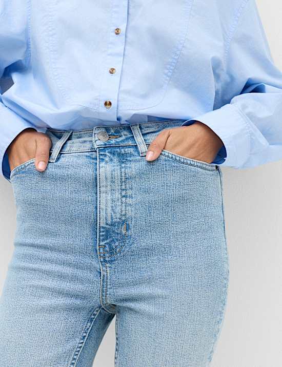 Ivy High Rise Skinny Ankle Grazer Jeans
