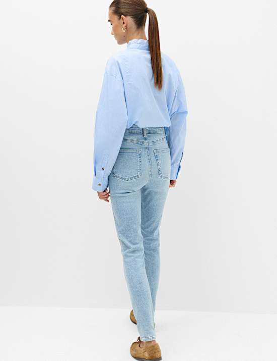 Ivy High Rise Skinny Ankle Grazer Jeans