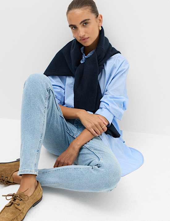 Ivy High Rise Skinny Ankle Grazer Jeans